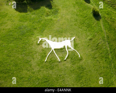 Hackpen White Horse Stockfoto