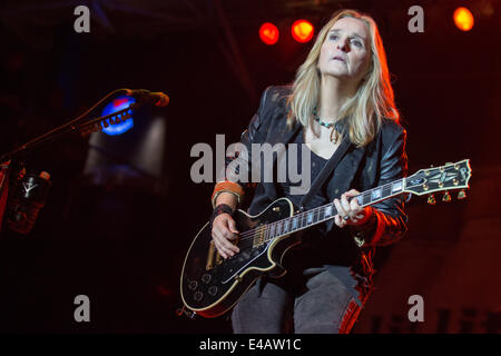 Milwaukee, Wisconsin, USA. 6. Juli 2014. MELISSA ETHERIDGE Musiker tritt beim Sommerfest Musikfestival 2014 in Milwaukee Wisconsin © Daniel DeSlover/ZUMA Draht/Alamy Live News Stockfoto