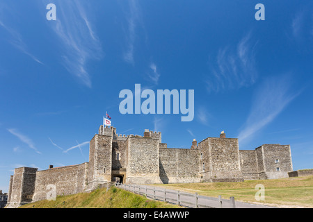 Die Wände von Dover Castle Kent Stockfoto