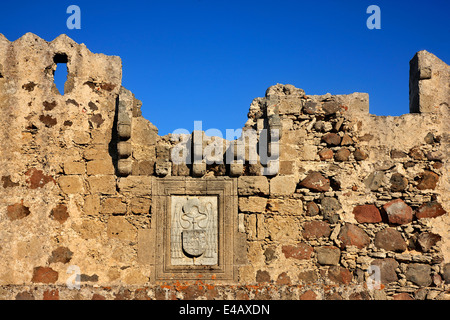 Auf der Burg Antimacheia Insel Kos, Dodekanes, Ägäis, Griechenland. Stockfoto