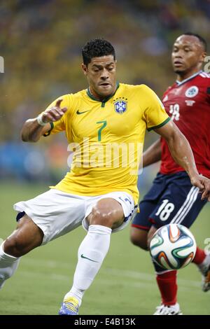 Fortaleza, Brasilien. 4. Juli 2014. Hulk (BRA) Fußball: FIFA World Cup Brasilien 2014 Viertel Finale match zwischen Brasilien 2: 1-Kolumbien in der Arena Castelao in Fortaleza, Brasilien. Bildnachweis: AFLO/Alamy Live-Nachrichten Stockfoto