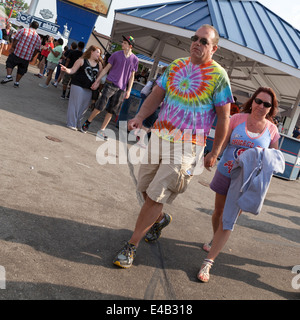 Sommerfest ist ein jährliches Musikfestival in Milwaukee, Wisconsin USA statt. Stockfoto