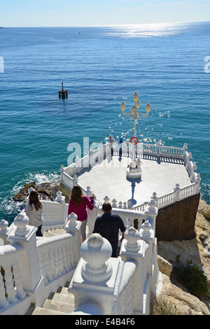 Balcon del Mediterraneo, Placa de Castelar, Old Town, Benidorm, Costa Blanca, Provinz Alicante, Spanien Stockfoto