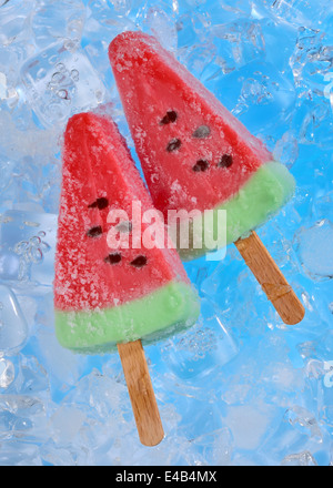 Eis-Pops-Shooting im studio Stockfoto