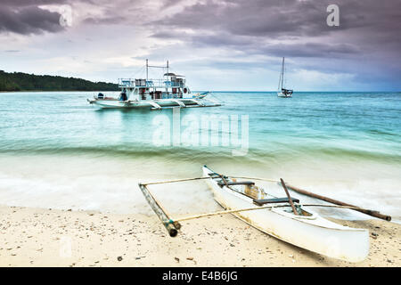 Philippine Boot Stockfoto