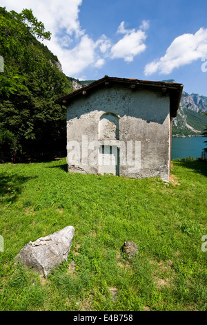 Italien, Lombardei, Abbadia Lariana, Kirche San Martino Stockfoto