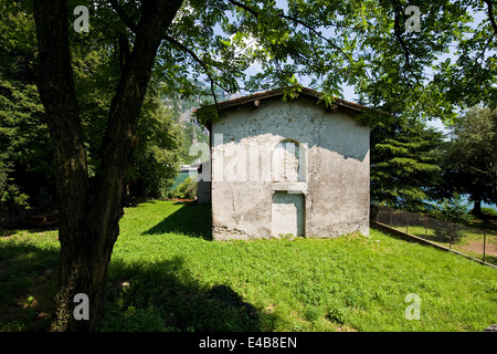 Italien, Lombardei, Abbadia Lariana, Kirche San Martino Stockfoto