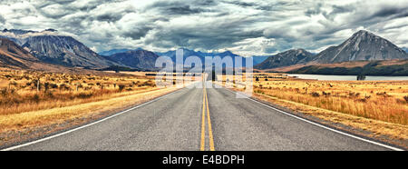 Großen alpinen Autobahn Stockfoto