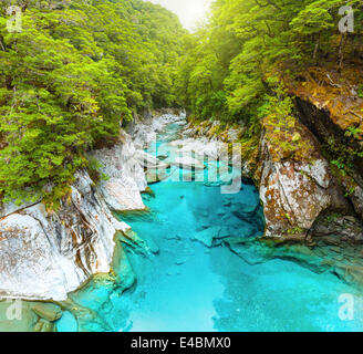 Blauen pools Stockfoto