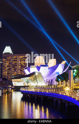 Süd-Ost-Asien, Singapur, Marina Bay Arts Wissenschaftsmuseum Stockfoto