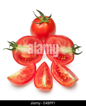 Die geschnittenen Tomaten Stockfoto