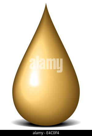 Tropfen Öl Stockfoto