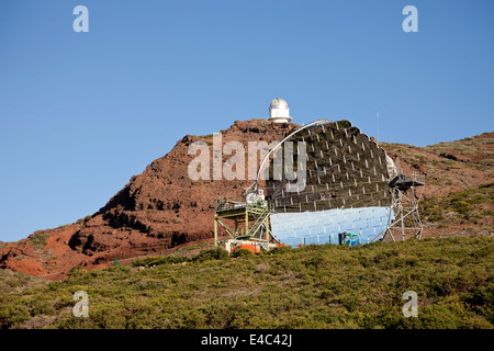 Roque de Los Muchachos Observatory, eine Sternwarte auf La Palma, Kanarische Inseln, Spanien, Europa Stockfoto