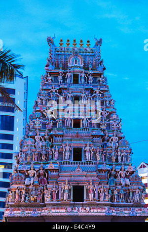 Süd-Ost-Asien, Singapur, Little India, Hindu-Tempel Sri Veeramakaliamman Stockfoto