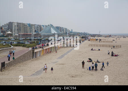 Strand von Le Touquet-Paris-Plage, Pas-de-Calais, Frankreich Stockfoto