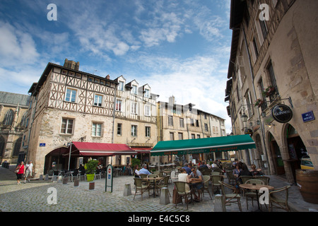 Rue Haute-Cité, Limoges, Haute-Vienne Region, Zentral-West Frankreich, Europa Stockfoto