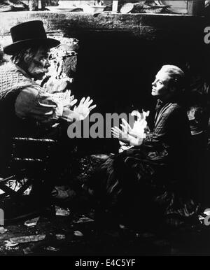 Lee Marvin, Lee Seberg, am Set des Films "Paint Your Wagon", 1969 Stockfoto