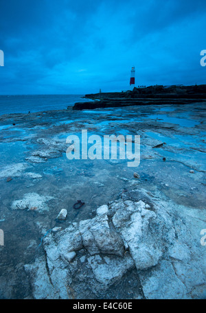 Launisch Morgen um Portland Bill in Dorset, England UK Stockfoto