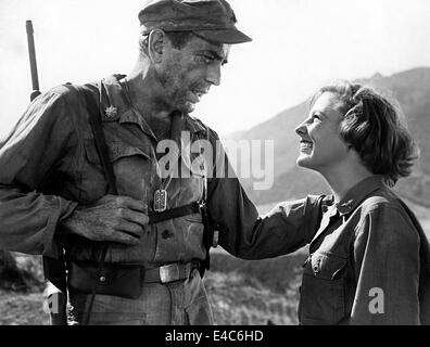 Humphrey Bogart, June Allyson am Set des Films "Battle Circus", 1953 Stockfoto