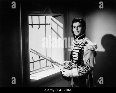 Gérard Philipe, am Set des Films "Les Belles de Nuit" (aka Schönheiten der Nacht), 1952 Stockfoto