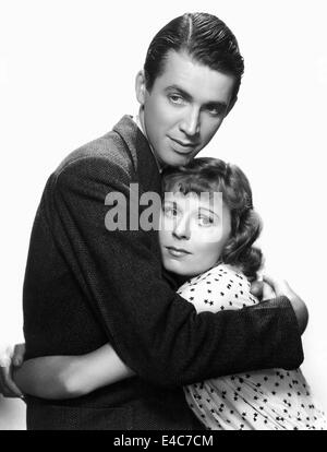 James Stewart, Margaret Sullavan, Portrait Werbung für den Film "das nächste Mal wir Liebe', 1936 Stockfoto