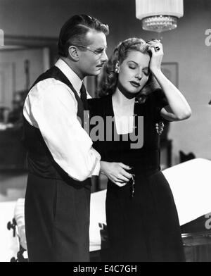 Kent Smith, Ann Sheridan, am Set des Films "Nora Prentiss", 1947 Stockfoto