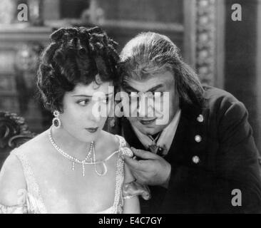 Florence Vidor, Emil Jannings, am Set des Stummfilms "Der Patriot", 1928 Stockfoto