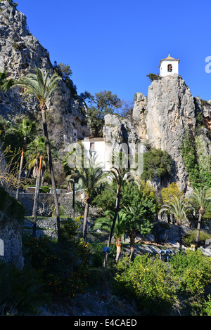 Berg von Guadalest, Marina Baixa, El Castell de Guadalest, Königreich Spanien, Provinz Alicante Stockfoto