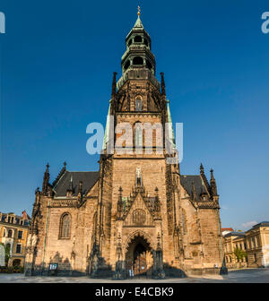 Dom St. Marien (St. Mary Church), Gotik, in Zwickau, Sachsen, Deutschland Stockfoto