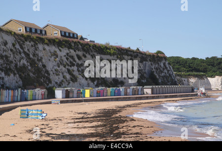 Strandhütten an Stone Bay Broadstairs Kent Stockfoto