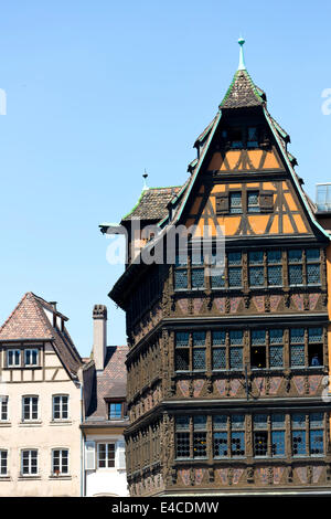 Das berühmte Haus Kammerzell in Straßburg, Frankreich Stockfoto