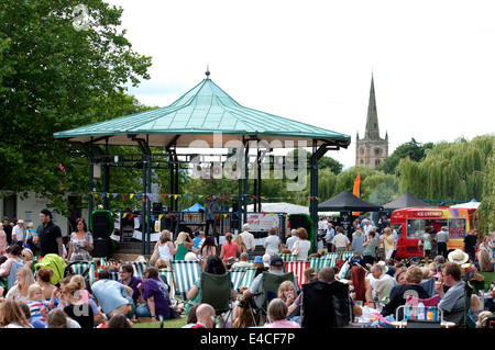 Das Stratford River Festival Stockfoto