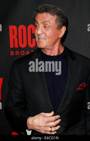 Schauspieler Sylvester Stallone besucht die 'Rocky' Broadway Opening Night after-Party im Roseland Ballroom am 13. März 2014. Stockfoto