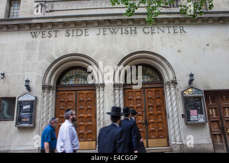 Abgebildet ist die Westseite Jewish Center im New Yorker Stadtteil Manhattan, NY Stockfoto