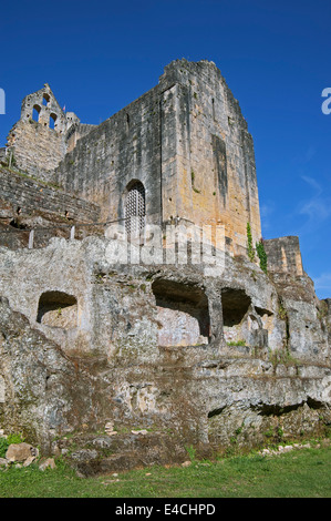 Château de Commarque, mittelalterliche Burg bei Les Eyzies-de-Tayac-Sireuil, Dordogne, Aquitaine, Frankreich Stockfoto