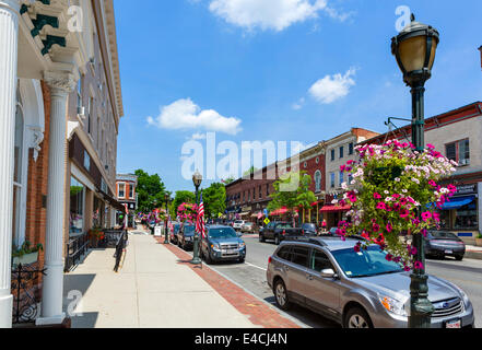 Main Street in Lee, Berkshire County, Massachusetts, USA Stockfoto