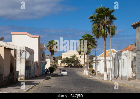Straße in Tarrafal Stockfoto