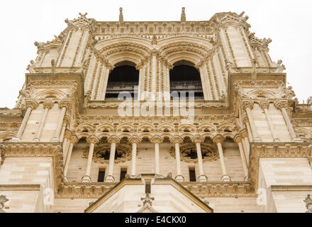 Cathedrale Notre-Dame de Paris, "Unsere Liebe Frau von Paris" ist eine schöne Kathedrale auf der Île De La Cité in Paris.; ist ein wichtigere ex Stockfoto