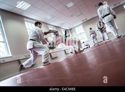 Jitsu London Frühjahr 2014 - Martial Arts Stockfoto