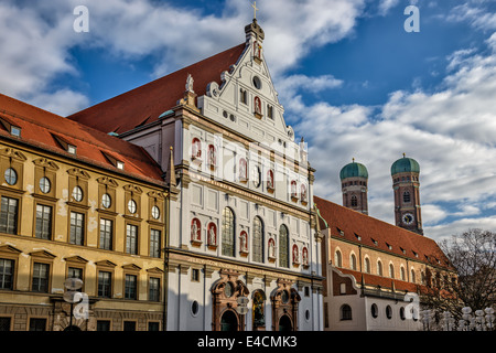 Jesuitenkirche St. Michael in München Stockfoto