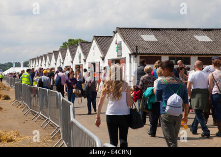 Andrang an der Great Yorkshire Show 2014 Stockfoto