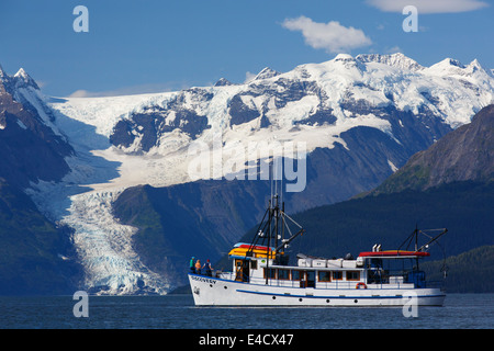 Die M/V-Entdeckung in Port Wells, Prinz-William-Sund, Chugach National Forest, Alaska. Stockfoto