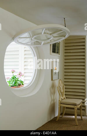 Ovales Fenster Stockfoto