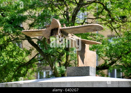 Denkmal des ersten tschechoslowakischen Piloten Ing. Jan-Kaspar.  (Foto/Rostislav Kalousek CTK) Stockfoto