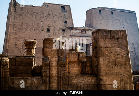 Edfu Tempel in Ägypten Stockfoto