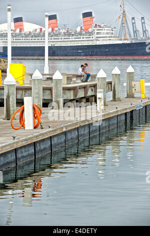 Morgen im Hafen von Rainbow. Stockfoto