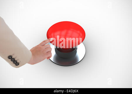 Das zusammengesetzte Bild der Unternehmerin zeigen Stockfoto