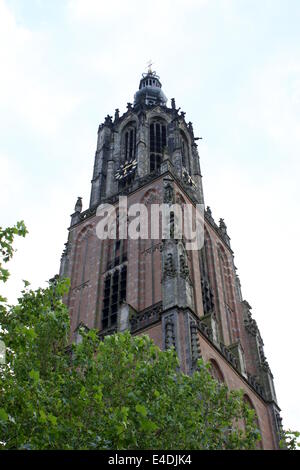 Onze Lieve Vrouwen "Toren" (The Tower von unserer lieben Frau) in der inneren Stadt Amersfoort, die Niederlande Stockfoto