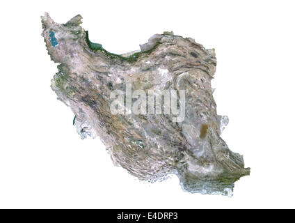 Iran, Satellitenbild Stockfoto