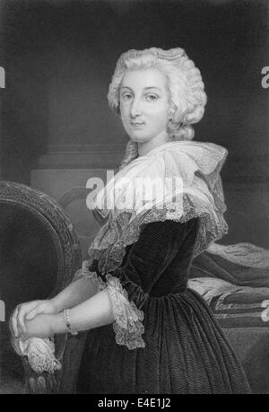 Marie Antoinette oder Maria Antonia Josepha Johanna, 1755-1793, Königin von Frankreich, französische Revolution, Stockfoto